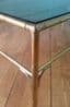 French faux brass coffee table - SOLD